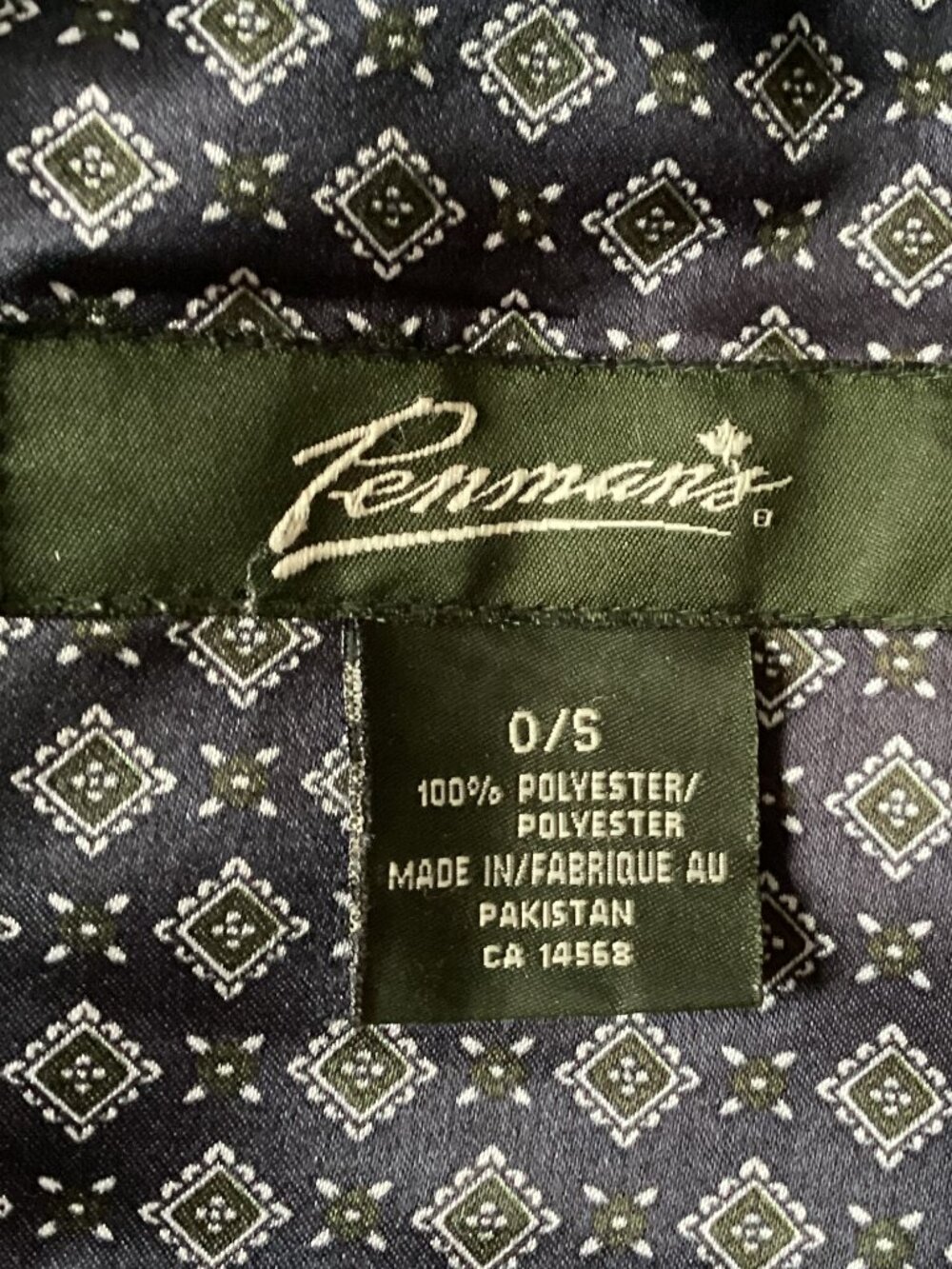 Penman's Men's Classic Lightweight Wrap Around Bathrobe Lounge Size 0/S - Picture 8 of 8